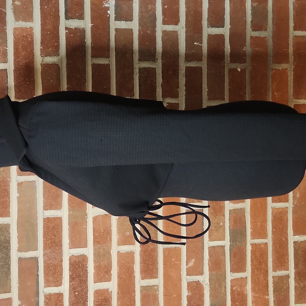 Zara Black Long Sleeve Crop Top, XS - Picture 3 of 7
